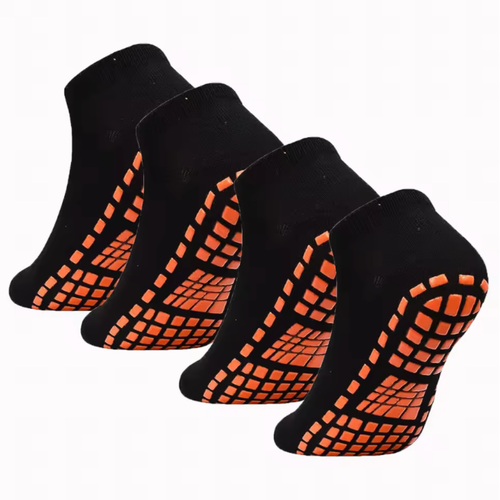 Non-Slip Grip Socks (4-Pack)