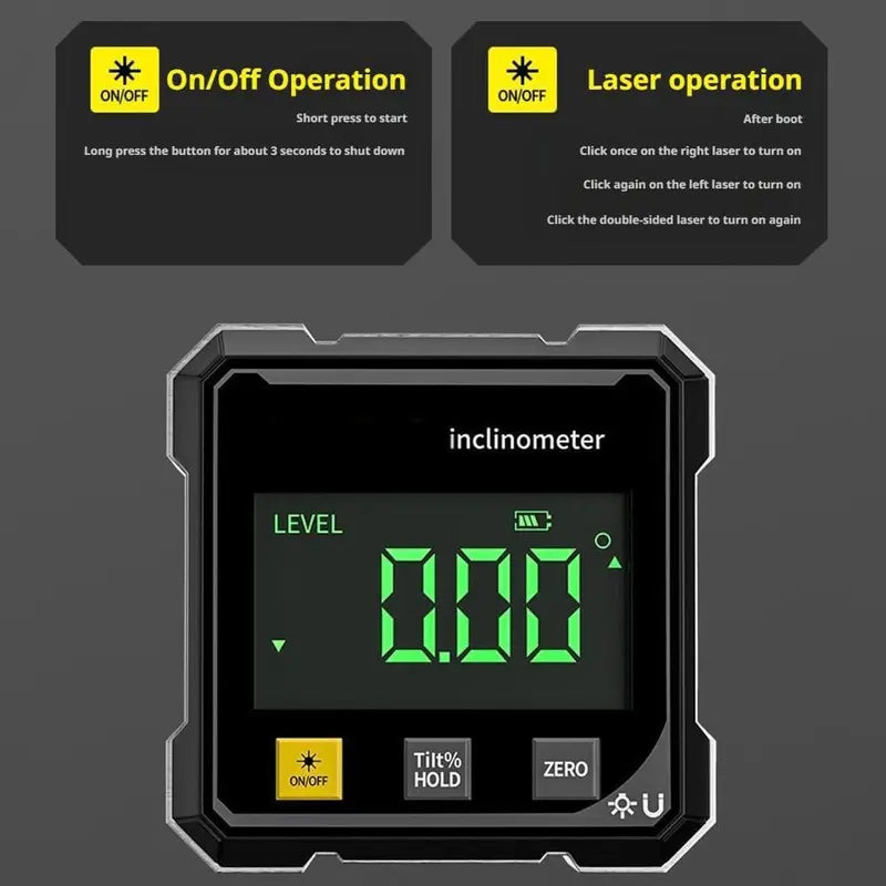 Laser Precision Angle Reader