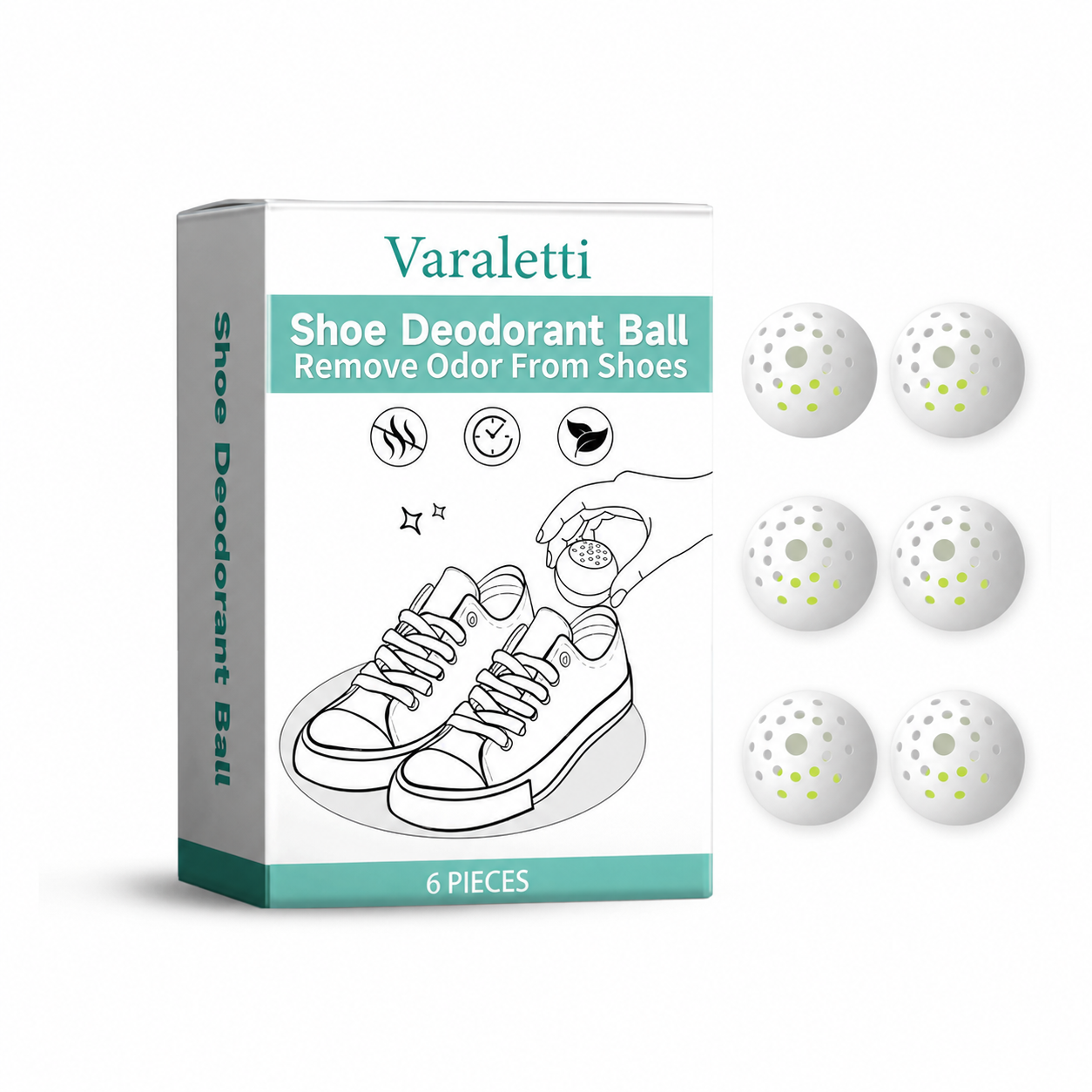 Shoe Deodorizer Balls (6 Pack)